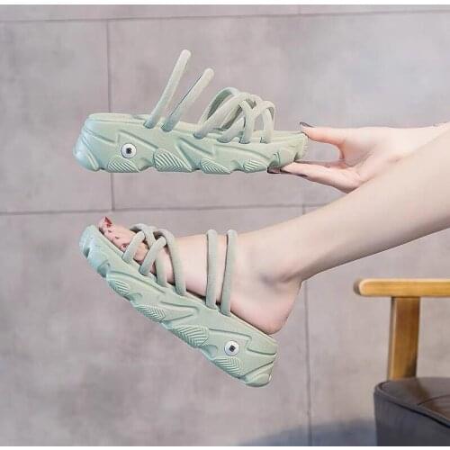 Womens Shoes Summer New Style All -Match Sports Double Purpose Sandals Slippers