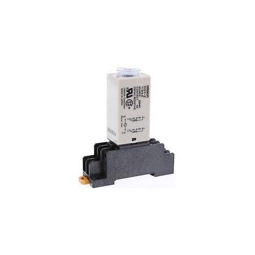 1 set base + time timer relay 8pin H3Y-2 H3Y AC110V 5A 0.1min-3min 3min QC
