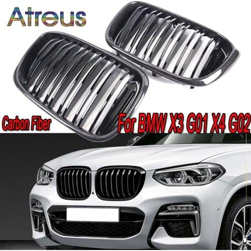 1set Replacement For BMW G01 G02 X3 X4 2020 2019 2018 Front Grille/Grilles Kidney Sport Style M Power Car-Styling Accessories