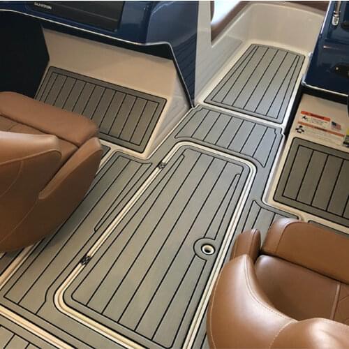 1pcs EVA Anti-slip Yacht Mat Anti-Friction Dmitation Teak Deck Anti-ultraviolet Mats 45*240cm