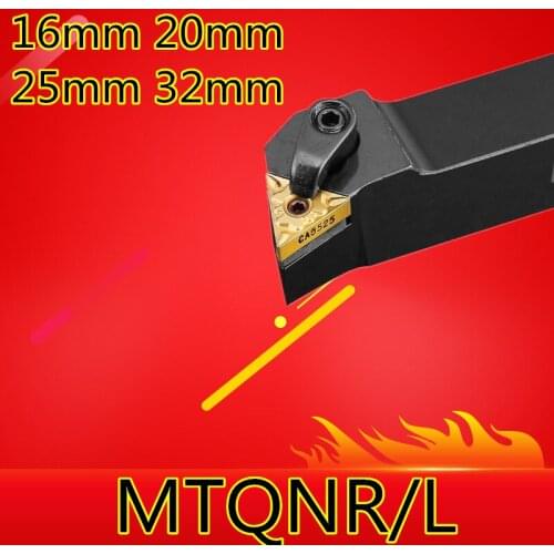 1PCS MTQNR1616H16 MTQNR2020K16 MTQNR2525M16 MTQNR3232P16 MTQNL1616H16 MTQNL CNC Lathe Cutting Tools External Turning Tool Holder