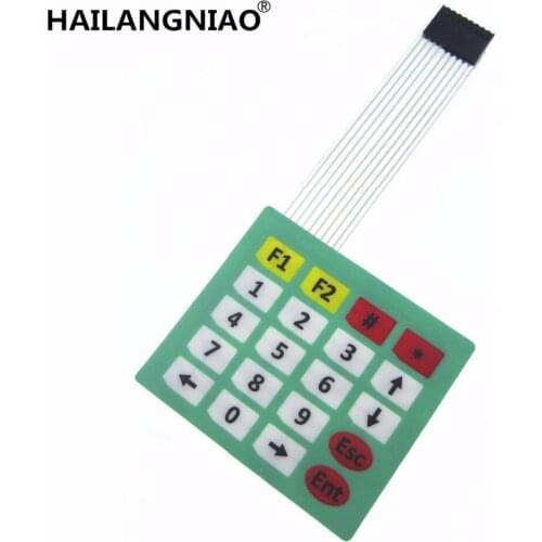 10PCS/LOT 4x5 Matrix Array 20 Key Membrane Switch Keypad Keyboard 4*5 Keys NEW