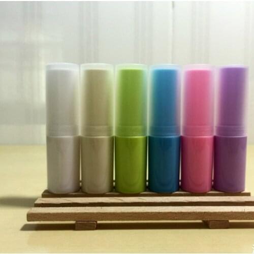 50pcs/lot 4g DIY Colorful Lipstick tubes fashion cool lip bottle Containers blue pink mixed color Empty Liptubes High Quality