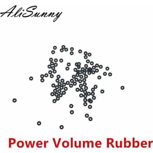 AliSunny 50pcs Power Volume Key Rubber Gasket for iPhone 7 8 Plus Spacer Power Button holding Replacement Parts
