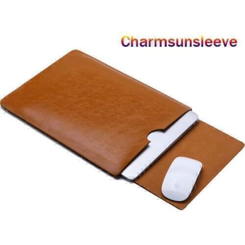 Mouse Pad Pouch Notebook Case For ASUS ZenBook Flip 15 UX563FD UX562FD UX562FA 12 TP202NA Case Fashion Laptop Sleeve Leather Bag