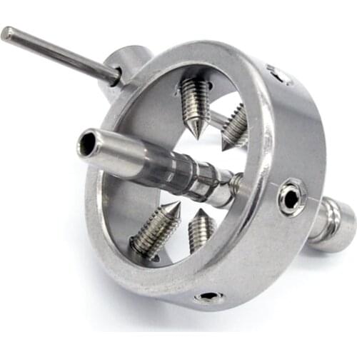 Stainless Steel Screw Locking Penis Rings,Chastity Belt,Chastity Lock,Scrotum Testicle Lock,Teeth Cock Ring,Cock Clamp,A096