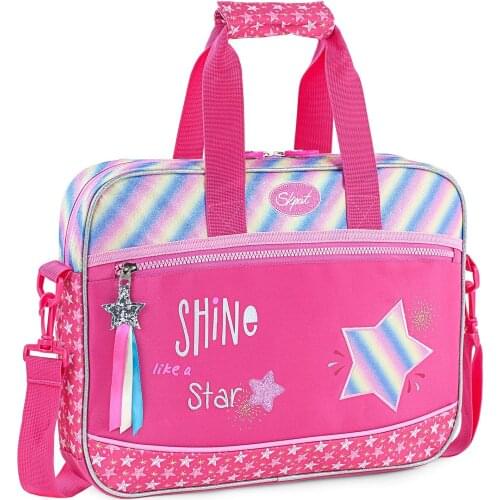 Wallet Child Girl Stamped. Briefcase School. Capacity For Note Pads Notebooks Books And Portable