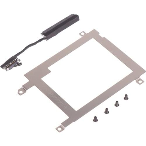 Hard Drive Caddy Bracket For Dell Latitude E7440 0WPRM + HDD Cable Connector Adapter Bracket Screw-less Adapter Bracket