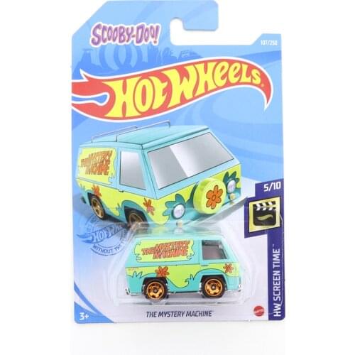 2021-107 Hot Wheels THE MYSTERY MACHINE Mini Alloy Coupe 1/64 Metal Diecast Model Car Kids Toys Gift