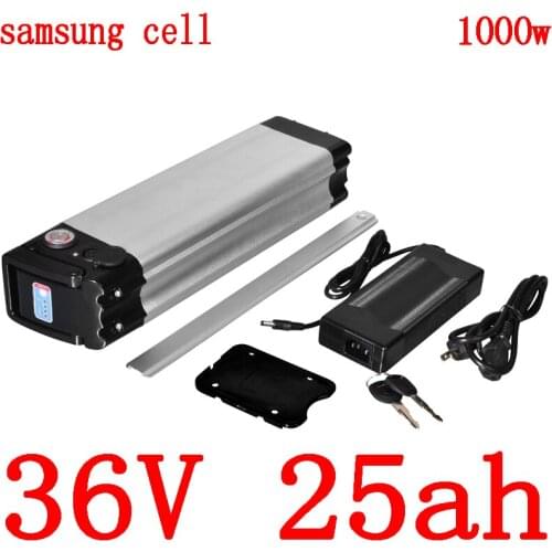 36V Electric Bicycle Battery 36V 12AH 15AH 18Ah 21AH 24AH Lithium Battery pack use samsung cell for 36V 500W 1000W ebike motor
