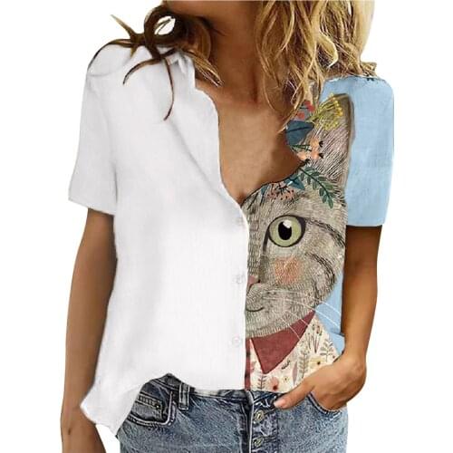 Women's Printed Shirts MAIGSWHOO China
