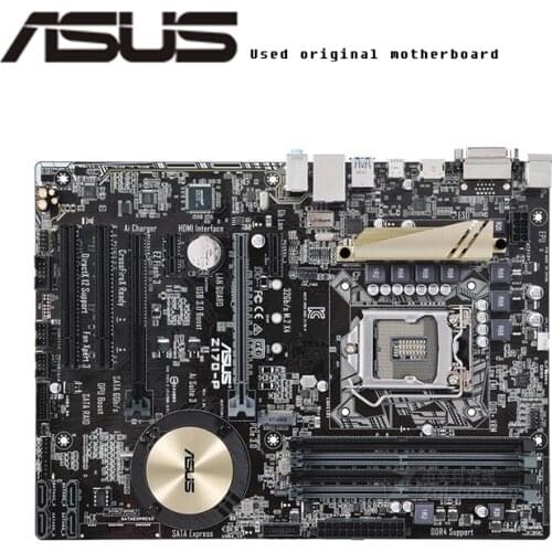 For Asus Z170-P Original Used Desktop Intel Z170 Z170M DDR4 Motherboard LGA 1151 i7/i5/i3 USB3.0 SATA3