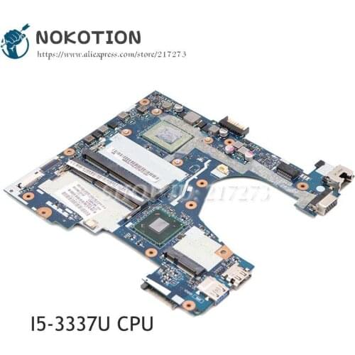 NOKOTION NBM3A1100L Q1VZC LA-8943P Mainboard For Acer aspire v5-131 v5-171 laptop motherboard I5-3337U CPU DDR3
