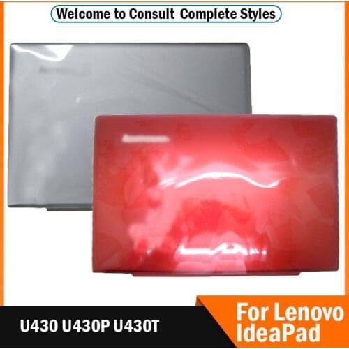 Original New Laptop LCD Back Cover For Lenovo IdeaPad U430 U430P U430T Non-Touch/Touch Rear Lid Top Case 90203118 Silver/Red