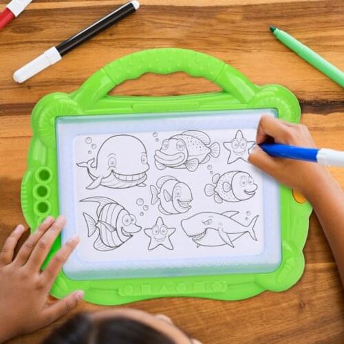 Plastic Educational Large Drawing Board Baby Writing Paint Pad Children Sketchpad Painting Kid Toys Childhood Drawing Board