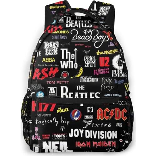 Punk Rock Backpack for Girls Boys Travel RucksackBackpacks for Teenage school bag
