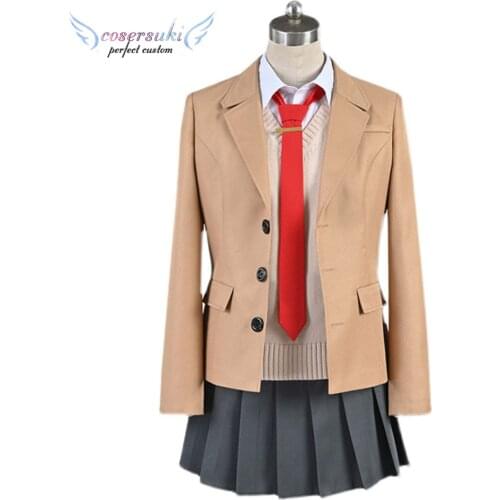 Seishun Buta Yarou wa Bunny Girl Senpai no Yume wo Minai Sakurajima Mai Cosplay Carnaval Costume Halloween Christmas Costume
