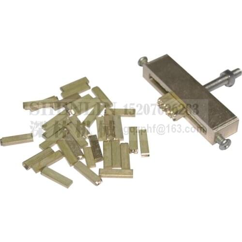 SHENLIN Brass Letter CNC Engraving Mold slot Hot Foil Stamp Number Alphabet Symbol Customize Font DIY Leather Stamp Mold Die Cut