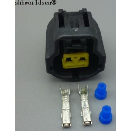 Shhworldsea 2 Pin 1.8mm 178392-6 Engine Coolant Temperature Sensor Connector plug 1JZ-2JZ-1UZ-3SGE For Toyota Engine For Honda
