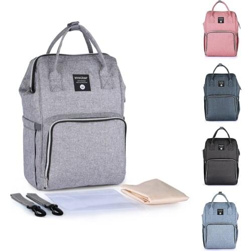 NEW Diaper Bag Multi-Function Travel Backpack Large Capacity with Insulted Pocket Handbag Nappy Bags baby bags for mom