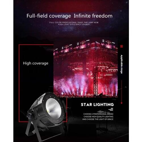 LED stage lighting four eyes audience light 200W COB surface light par light disco party christmas dj equipment project