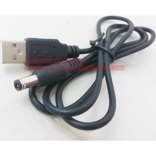High Quality USB 2.0 A Male Plug To 5.5x2.5mm Male Charger Charging DC Power Supply Cable , Thick type , 10pcs , Free shipping