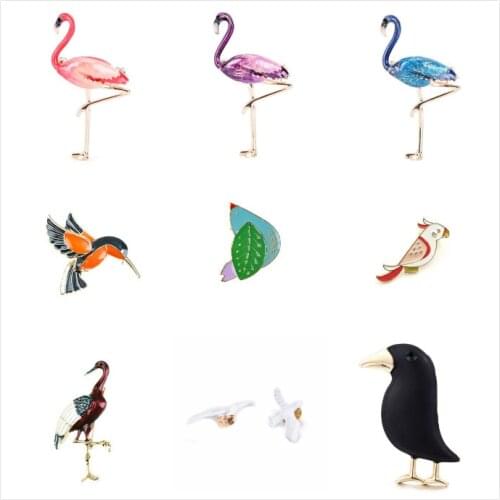 YITING Bird Brooches For Clothes