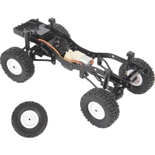 190mm Wheelbase Unassembled Frame Chassis for WPL C14 C24 C24-1 C54 CB05 Land Cruiser LC80 1/16 RC Car Upgrade Parts