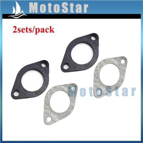 2x 28mm Carb Manifold Intake Inlet Gaskets For Mikuni VM24 Keihin PE24 PE26 PE28 OKO Carburetor Pit Dirt Bike Motorcycle