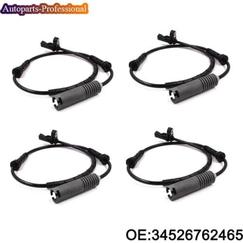 4 PCS 34526762465 Front Left Right ABS Wheel Speed Sensor For BMW 3 Series E93 E92 E91 E90 1 Series E88 E82 E81 car accessories