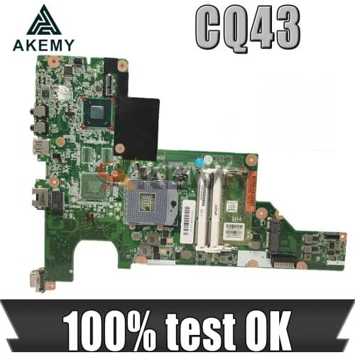 Free CPU 646177-001 CQ43 motherboard HM65 For HP CQ43 CQ57 430 431 435 630 635 Laptop Motherboard