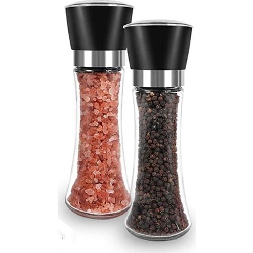 Ceramic Salt Pepper Spice Grinder Salt Grinder 2 Pcs Spice Jars Sugar Bowl Seasoning Organized The Kitchen