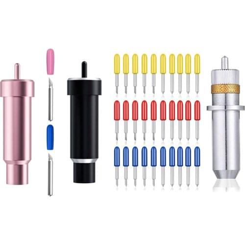 Deep Cut Blades Bonded Fabric Blades with Cutting Blades Compatible with Cricut Explore Air/Air 2/ Maker