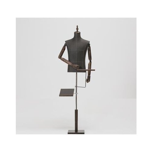 2021 Male Mannequin Body Half Length Model Suit,Trousers,Pants Rack Display Clothing Sewing Wood Dase Adjustable Height D146