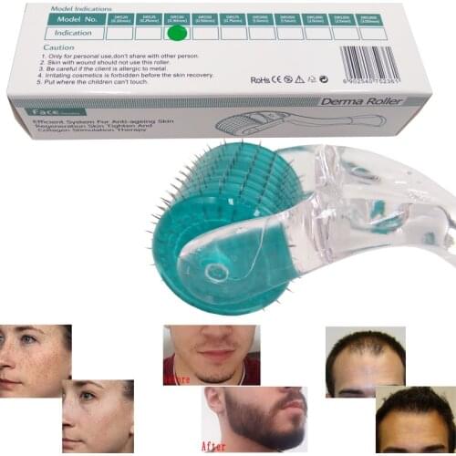 Derma Roller DRS 192 Micro Needle Microneedling for Skin Care Treatment Hair Loss Hyper Pigmentation Beard Re-Growth Mezoroller