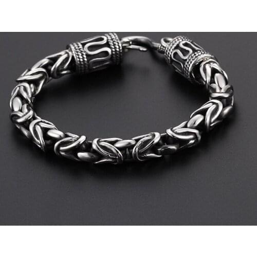 New jewelry multi-layer texture titanium steel solid color bracelet