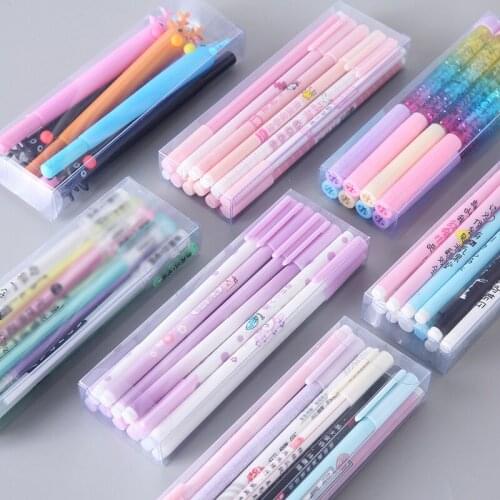 Boxed Set Of 12 Xueba Gel Pen Multicolor Student Exam Gift Pens Set Office Culture Education Creative Stationery Cute Penci