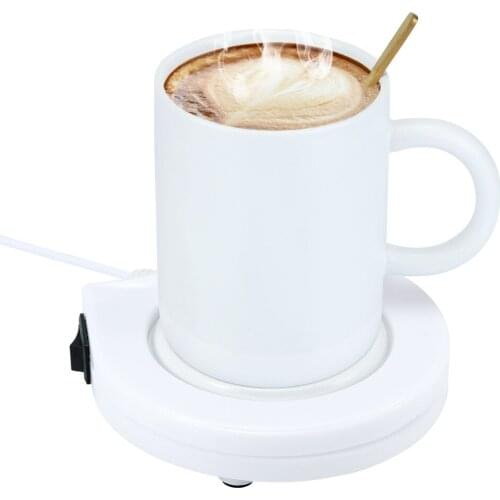 USB Warm Plate Cup Warmer Heating Plate Electric Heating Insulation Coaster Desk Use Warmer Plate Coffee Warmer Plate