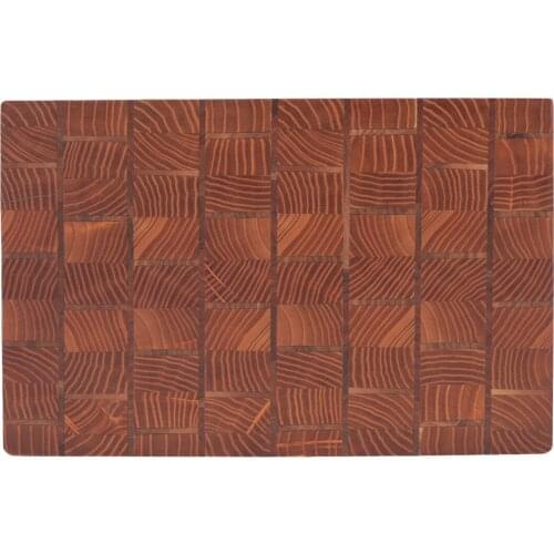 Soandora End Grain Cutting Board Mulberry Tree Brick Wall Pattern