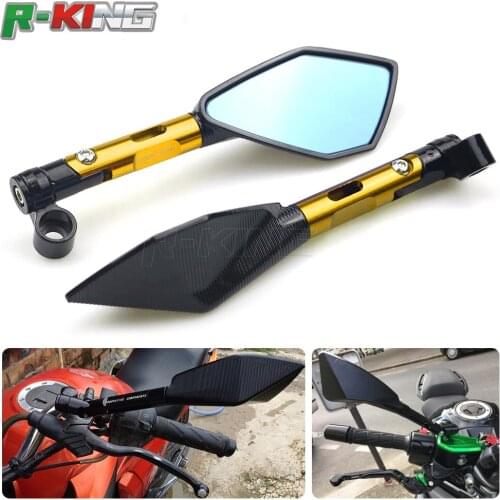 Universal Moto Motorcycle Scooters Racer Rearview Back Side View Mirror For yamaha R1 R3 R6 FZ6 tmax530 kawasaki Z750R Z1000