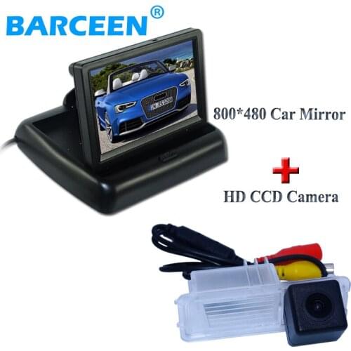 In-Dash placement car rear monitor shock-proof car parking camera apply for Volkswagen GOLF 6/Magotan