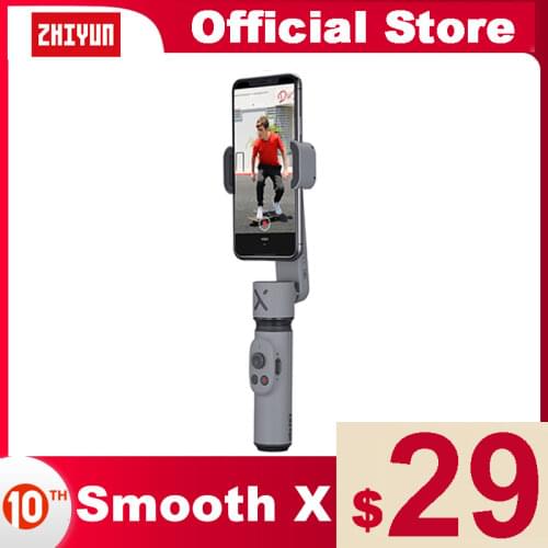 ZHIYUN Official SMOOTH X Selfie Stick Gimbal Palo Phone for Smartphones Xiaomi Redmi Huawei iPhone Samsung Handheld Stabilizer