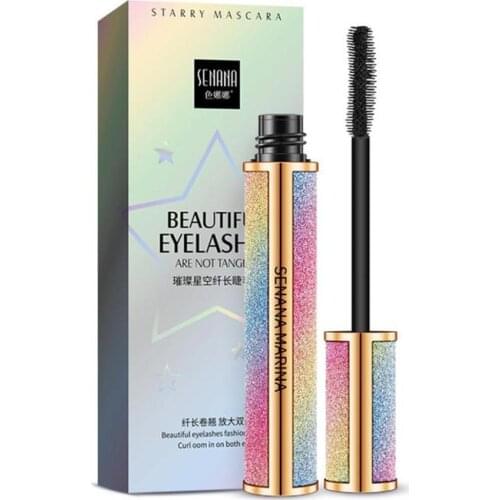4D Silk Fiber Lashes Thick Lengthening Mascara Brush Makeup Eye Long Black Lash Eyelash Extension Eye Lashes