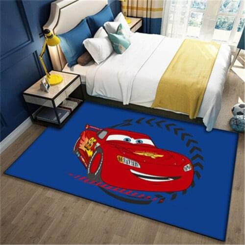 80x160cm Mcqueen Baby Playmat Kitchen Mat Anti-slip Rugs Living Room Balcony Bathroom Printed Carpet Doormat Hallway Bedroom