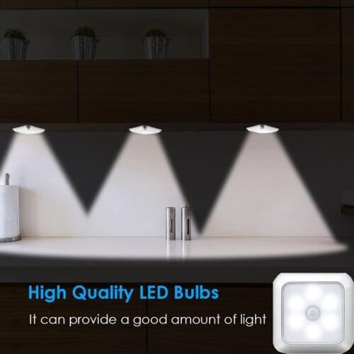 Wireless Night Light LED Bedroom Decor Lights PIR Infrared Lamps Motion Sensor Lamp Cabinet Stairs Wall Chrismas Decorative Lamp