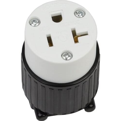 NEMA 5-20R American Standard Industrial Class Self-wiring socket,20A/125V,American Standard NEMA 5-20R Female Plug