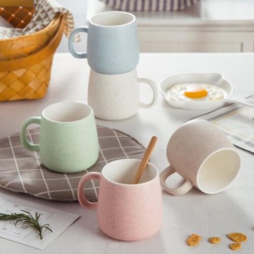 MUZITY Ceramic Milk Mug Special Design Coloured Glaze With Spot Porcelain Coffee Or Tea Mug