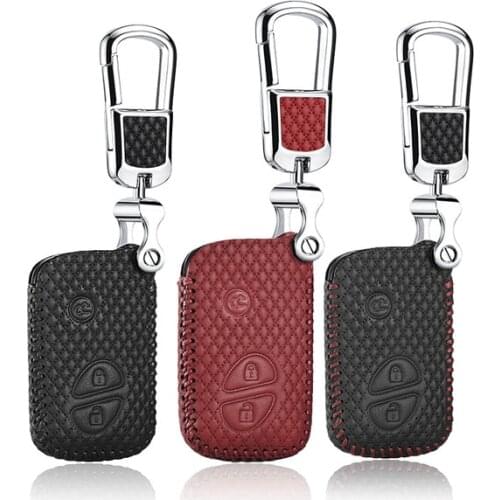 LUCKEASY car key cover for Lexus GX 2010-2015 LX 2007 2009 2012 ES IS GS Case Remote Keys Shell leather Free shipping