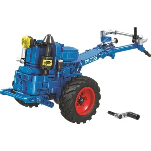 2021 New Creator Series Retro Construction Walking Tractor Building Blocks City Model Sets Bricks Classic For Child Toys Gift