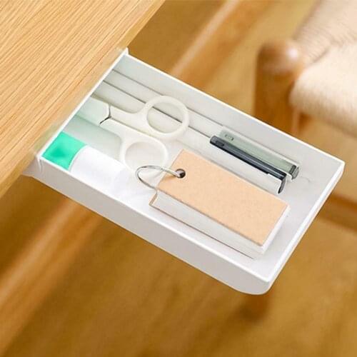 New Home Creative Punch Free Drawer Storage Box/Drawers Paste Type Kitchen Gadgets Organizer Under